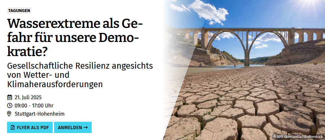 Wasserextreme als Gefahr für unsere Demokratie?