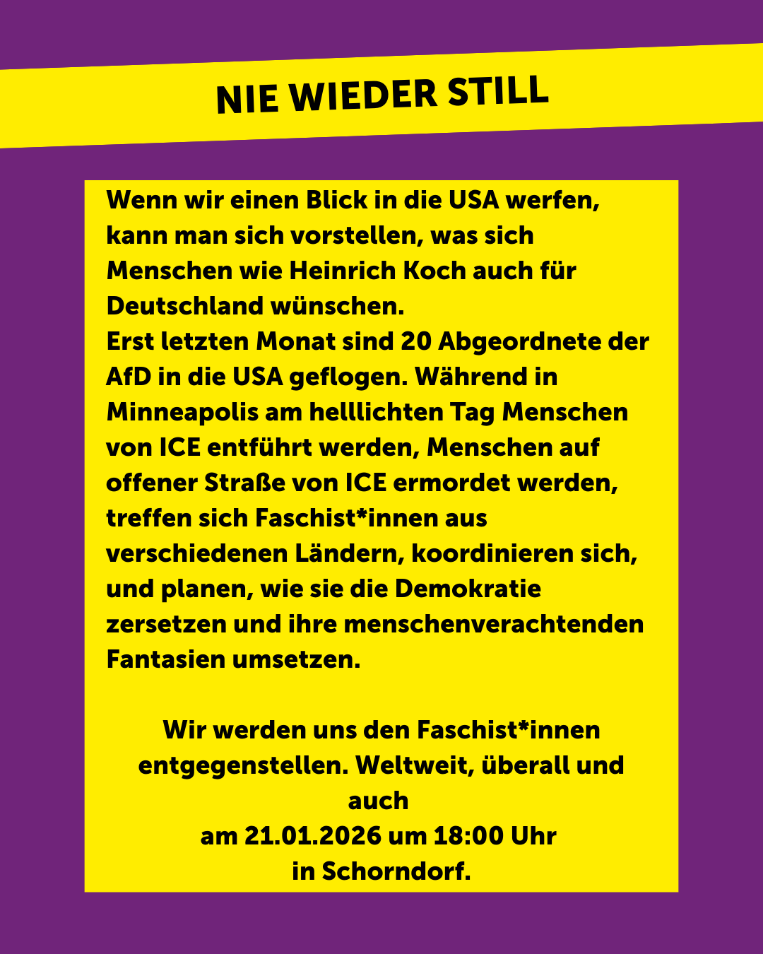 Wenn wir einen Blick in die USA werfen, kann man sich vorstellen, was sich Menschen wie Heinrich Koch auch f&uuml;r Deutschland w&uuml;nschen.
