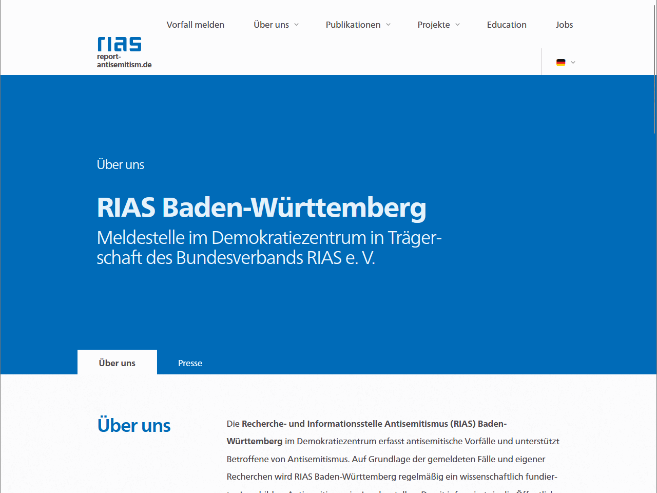 Report Antisemitismus