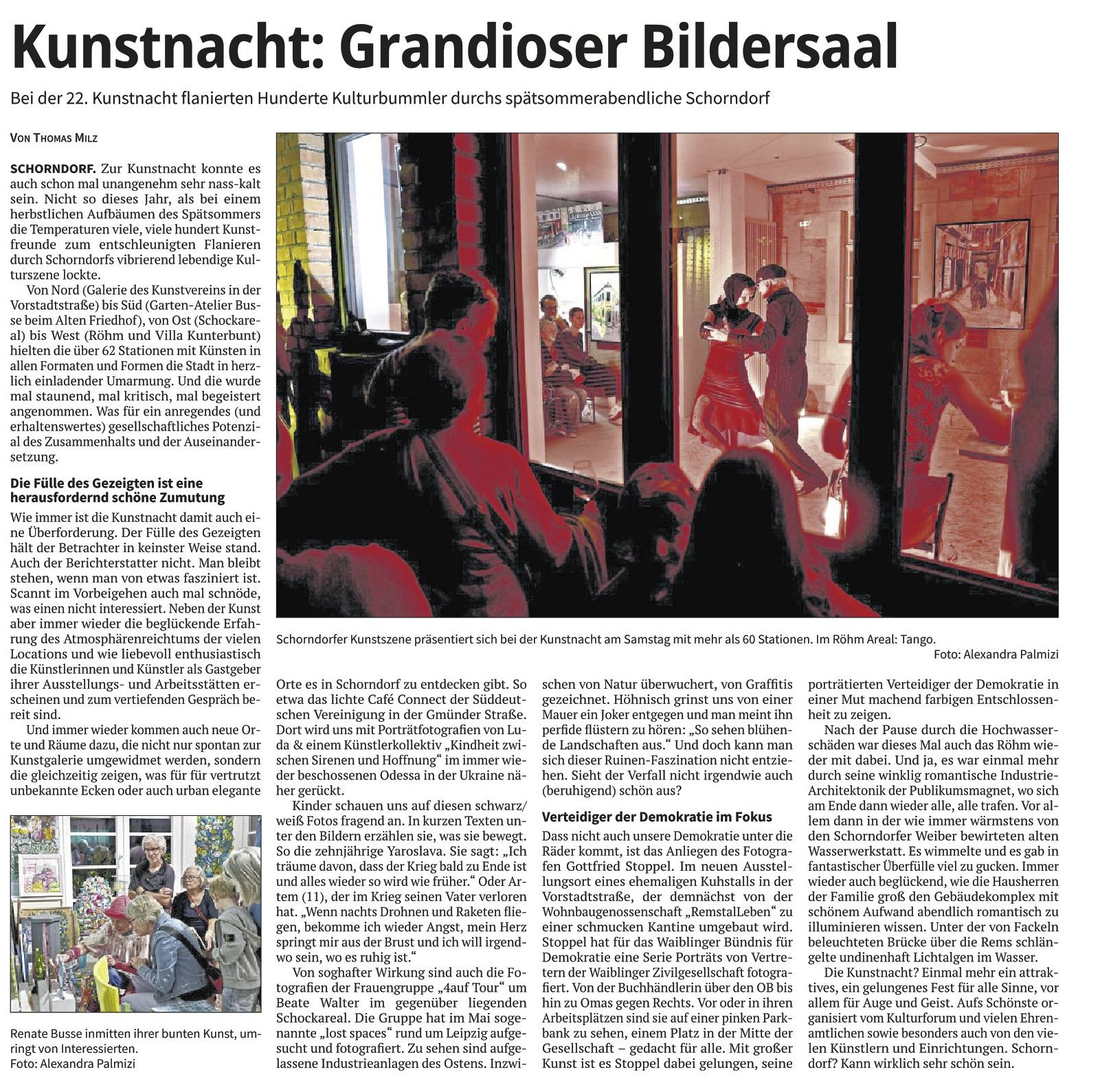 Schorndorfer Nachrichten vom 22. September 2025 Schorndorfer Nachrichten vom 22. September 2025